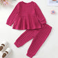 Toddler Baby Girl Clothes Fall Winter Outfits Infant Girl Sweatshirt Top 6 9 12 18 24 Months 2T 3T Pants Set