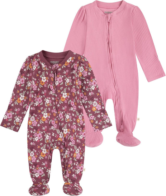 Baby-Boys 2-Pack Footed Coverall