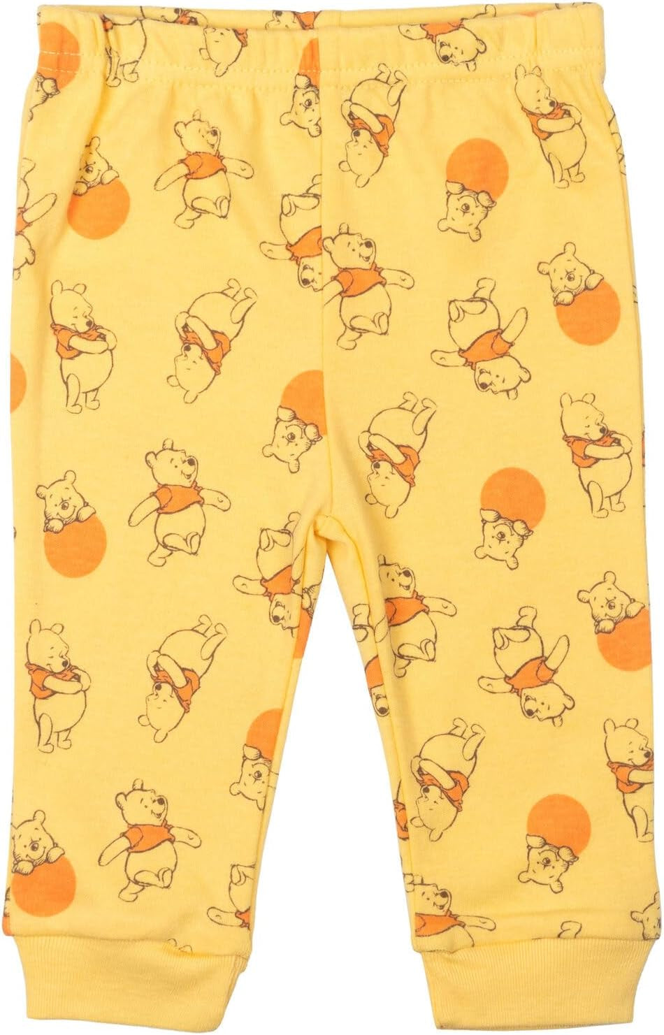 Winnie the Pooh Baby Bodysuit Pants Bib and Hat 4 Piece Outfit Set Newborn to Infant