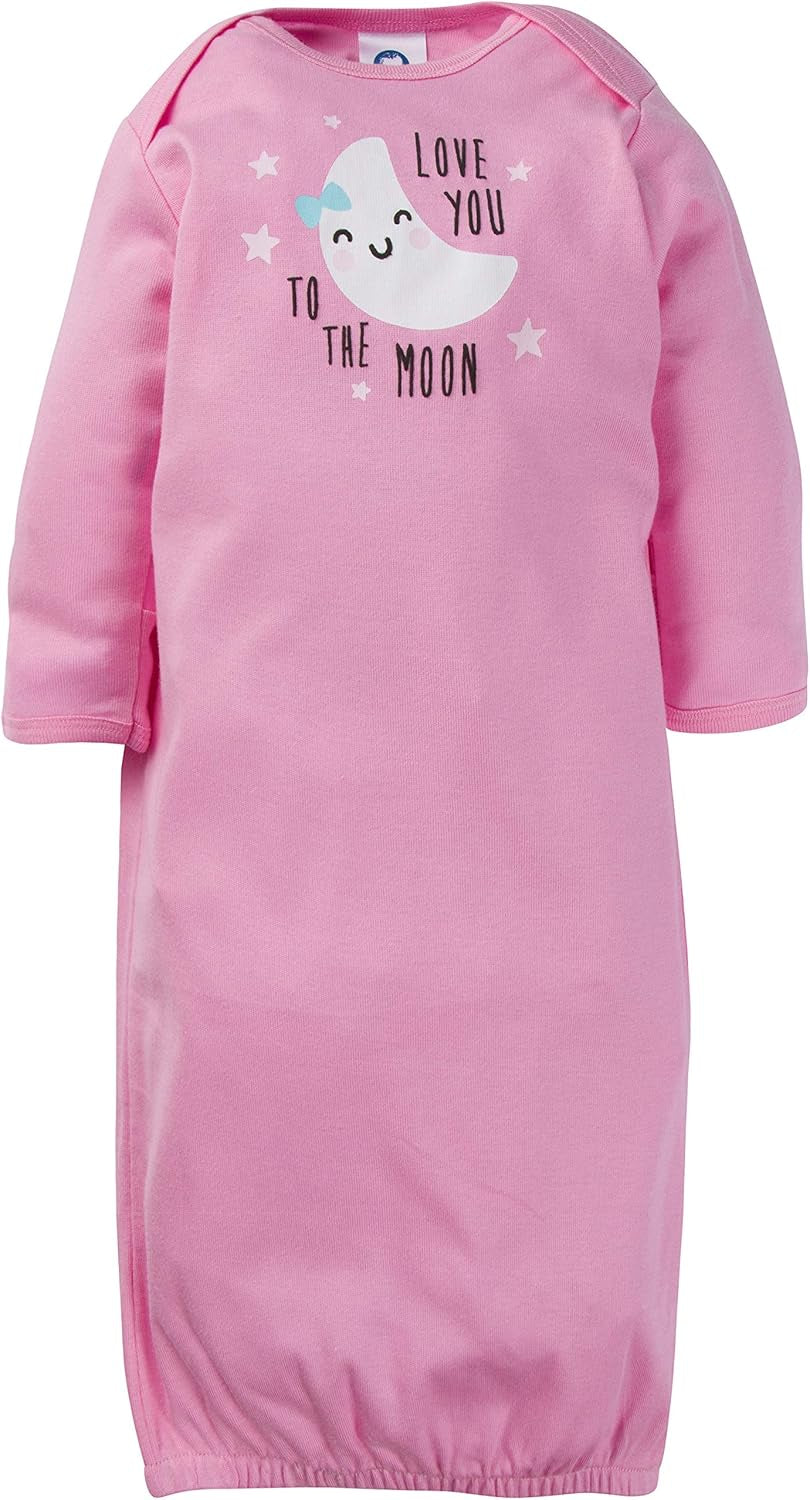 Baby Boy and Girls 4-Pack Sleeper Gown