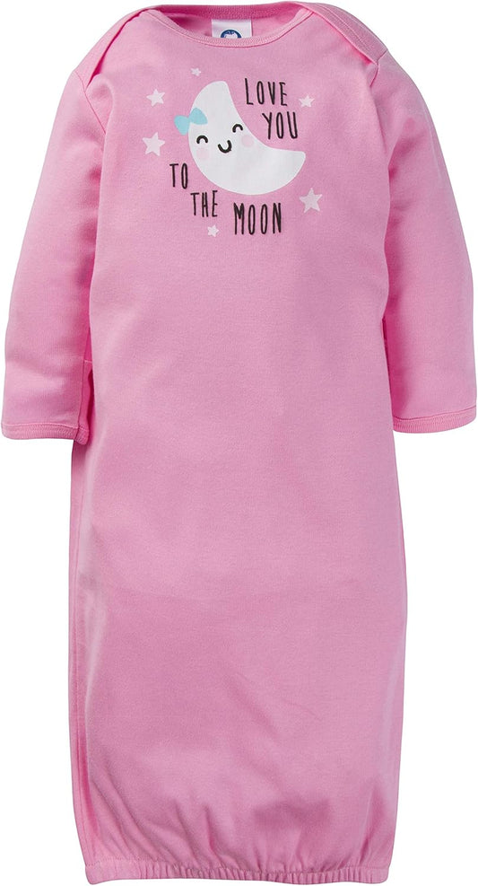 Baby Boy and Girls 4-Pack Sleeper Gown