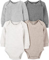Baby 4-Pack Long-Sleeve Thermal Bodysuit