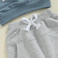 Infant Baby Boy Fall Clothes Set Funny Letter Sweatshirt Pant Outfit Toddler Winter Clothes 6 12 18 Months 2T 3T