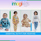 Waffle Knit Pullover Sweatshirt and Jogger Pants Outfit Set Newborn to Little Kid Sizes (0-3 Months - 5)
