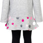 Minnie Mouse Fleece Pullover Crossover Hoodie and Leggings Outfit Set Infant to Big Kid Sizes (12 Months - 14-16)
