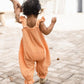 Baby-Girls Jumpsuit, 100% Organic Cotton One-Piece Sleeveless Outfit Coverall