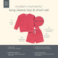 Baby Boys 2-Piece Long-Sleeve Top & Short Set