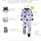 Girls' Snug Fit One-Piece Footed Non-Slip Sleeper Pajamas