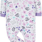 Baby-Girls 4-Pack Sleep 'N Play Footies Multi Pack