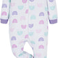 Baby-Girls 4-Pack Sleep 'N Play Footies Multi Pack