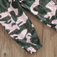 Toddler Girls Clothes 2T 3T 4T 5T Fall Outfits Baby Pullover Sweatshirt & Camouflage Pants Set Kids Winter Sweatsuit