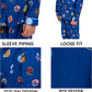Youth NBA Official 2-Piece Super Soft Button down Pajamas Set