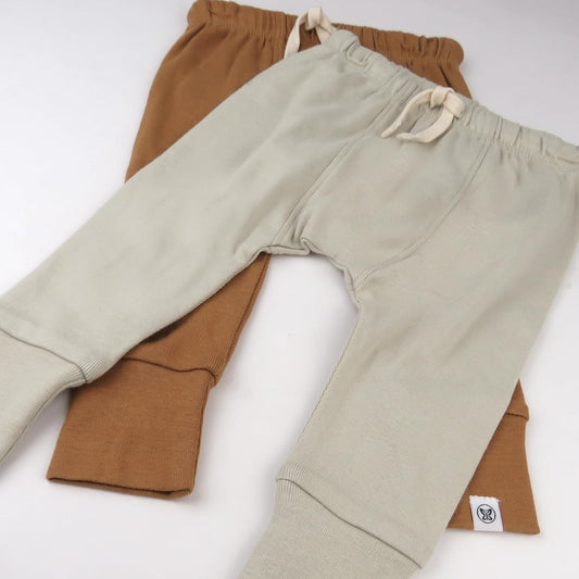 Multipack Honest Pants Joggers Pull on 100% Organic Cotton for Infant Baby and Toddler, Boys, Girls, Unisex