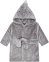 Unisex Baby Plushy Soft Hooded Animal Character Bathrobe