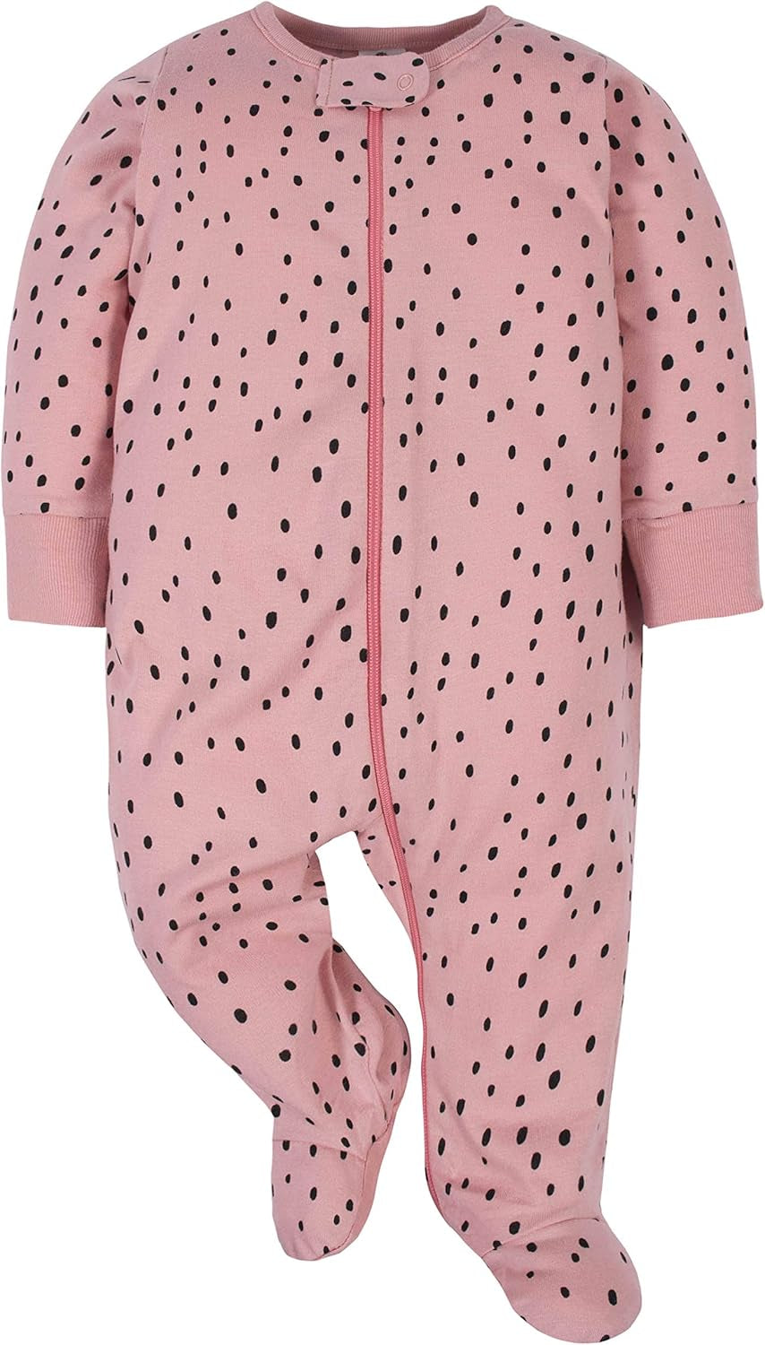 Baby Girls 4 Pack Sleep 'N Play Footie