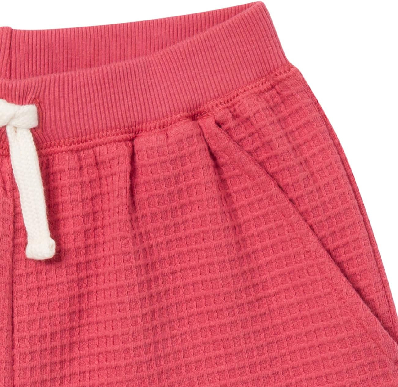 Baby Boys 2-Piece Long-Sleeve Top & Short Set
