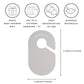 Baby Closet Dividers Set of 8 - Baby Clothes Organizer Toddler Hanger, Double-Sided Size Labels - Nursery Organization for Baby Clothing Newborn Infant to 2T Boy & Girl - Gray & Beige