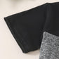 Toddler Kid Boy Clothes Colorblock Letter Graphic Tee Shorts 2PC Summer Outfit Set