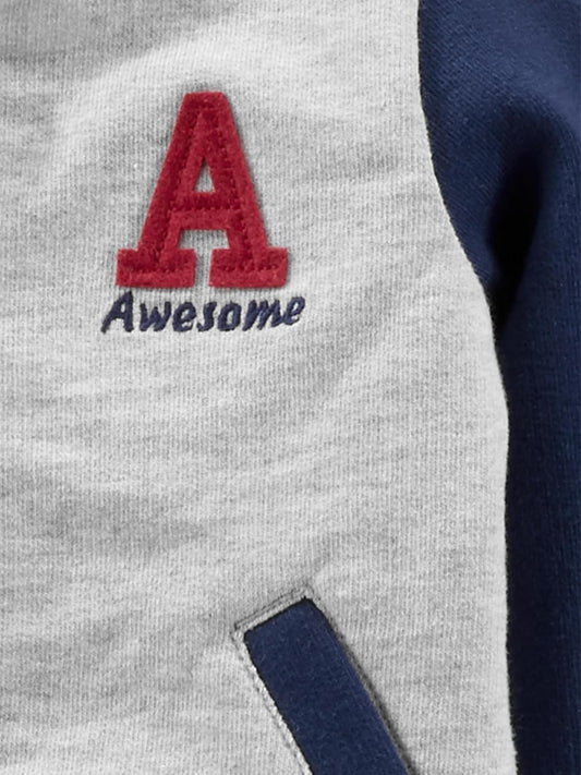 Baby-Boys 4-Piece Jacket, Pant, and Bodysuit Set