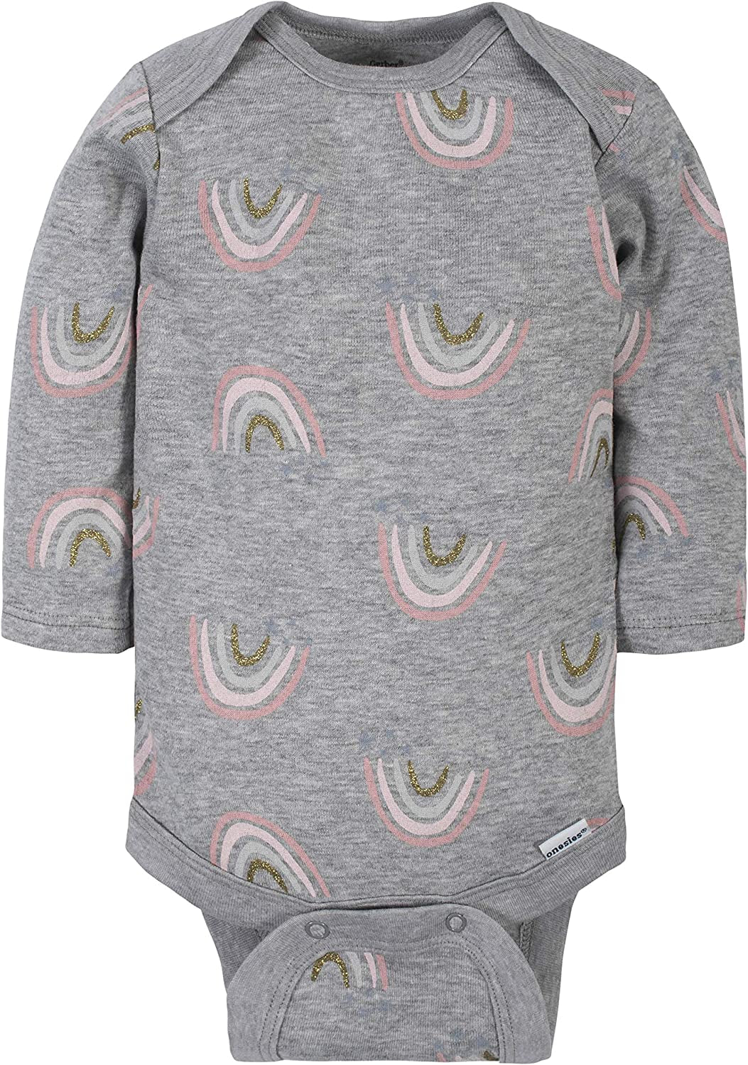 Baby Girls' 6-Pack Long-Sleeve Onesies Bodysuits