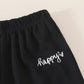 Toddler Kid Boy Clothes Colorblock Letter Graphic Tee Shorts 2PC Summer Outfit Set