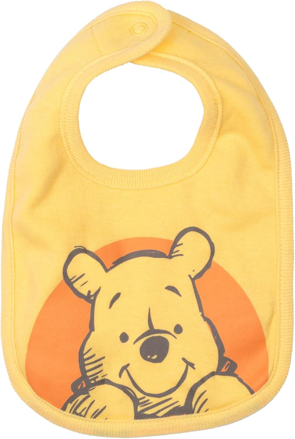 Winnie the Pooh Baby Bodysuit Pants Bib and Hat 4 Piece Outfit Set Newborn to Infant