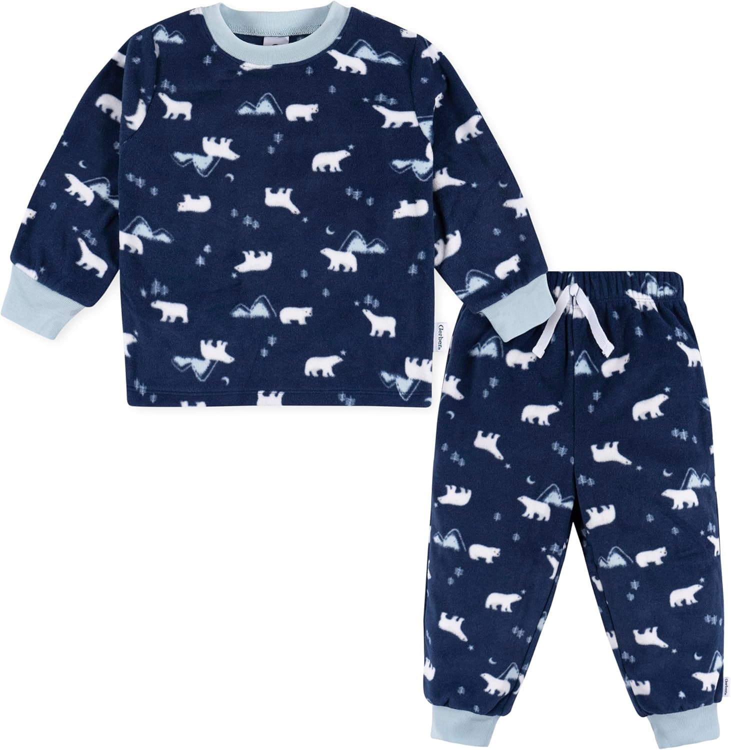 Baby Boys' 2-Piece Fleece Pajamas Pants Set