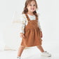 Newborn Baby Girl Clothes Toddler Long Sleeve Ruffle Romper Top Infant Skirt Set Little Girl Overall Dress