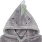 Unisex Baby Plushy Soft Hooded Animal Character Bathrobe