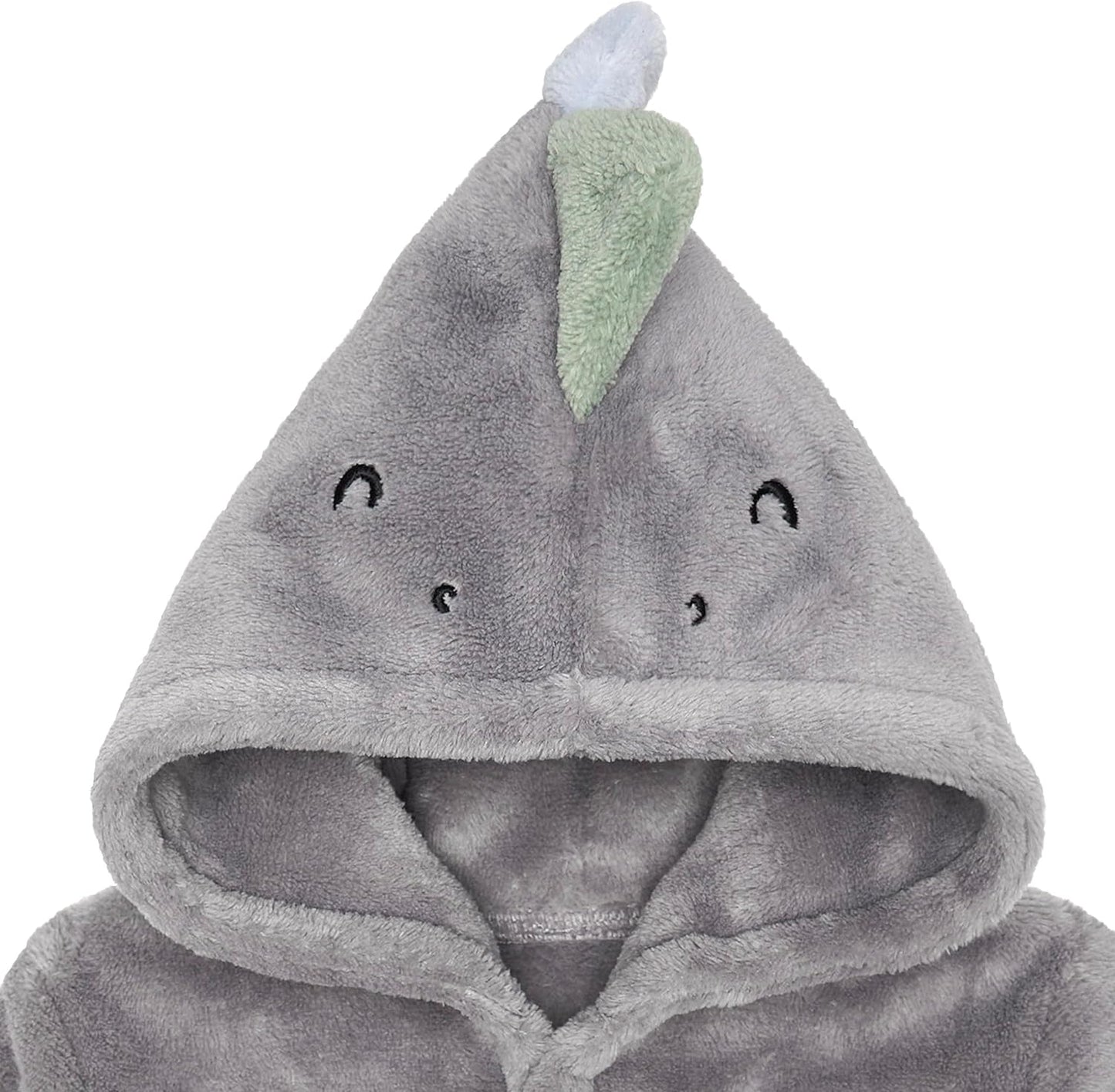Unisex Baby Plushy Soft Hooded Animal Character Bathrobe