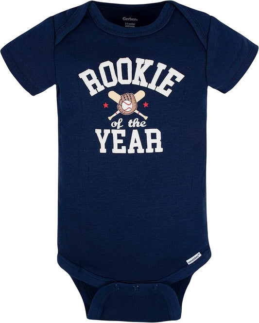 Baby Boys' 8-Pack Short Sleeve Onesies Bodysuits