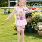 Minnie Mouse Frozen Princess Marvel Toddler Girls Clothes Long Sleeve Sweatshirt + Leggings 2Pcs Outfits Set 2-6Y