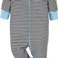 Baby Boys' 4-Pack Sleep 'N Play Footies
