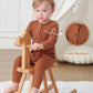 Baby Boy Girl 2/3 Pack Solid Romper Ribbed Short/Long Sleeve Bodysuit Jumpsuit Infant Knitted Outfits Clothes