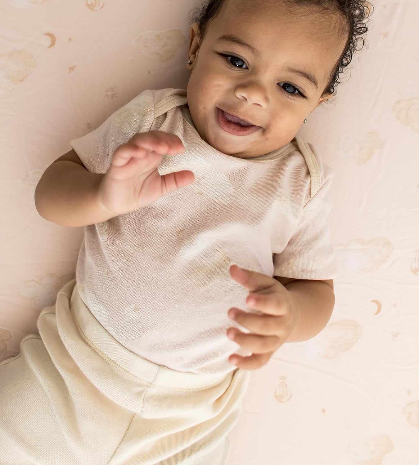 Unisex Baby 6-Piece Bodysuit and Pant Set, 100% Organic Cotton Infant Outfit Baby Essentials