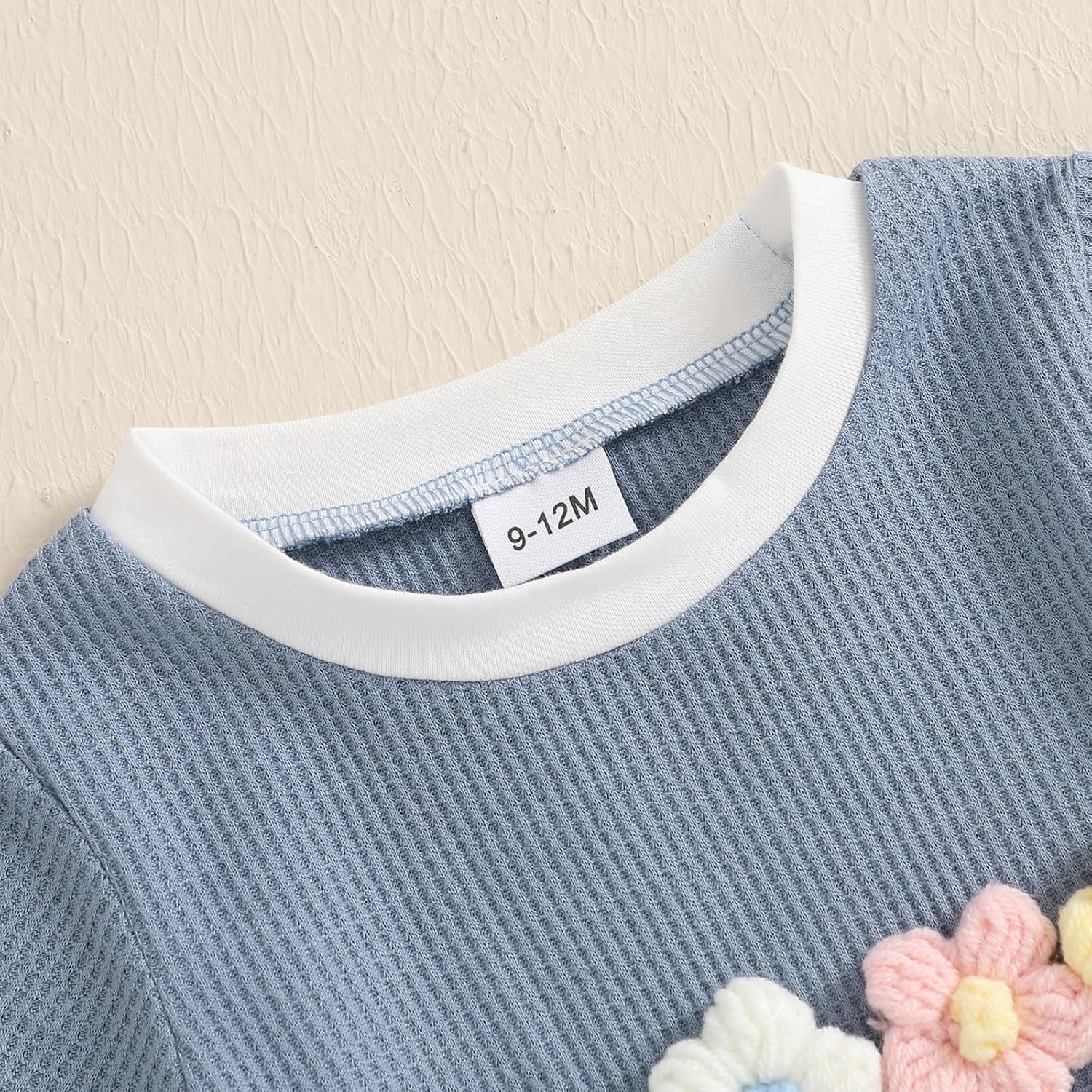 Toddler Baby Girl Outfits Floral Summer Clothes Infant Spring Waffle Short Sleeve Shirt Tops Cute Shorts Set
