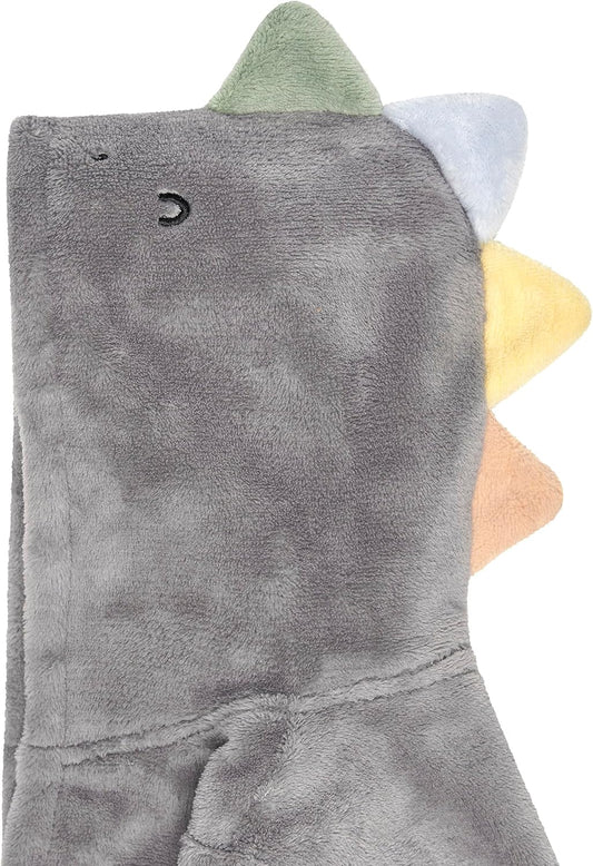 Unisex Baby Plushy Soft Hooded Animal Character Bathrobe