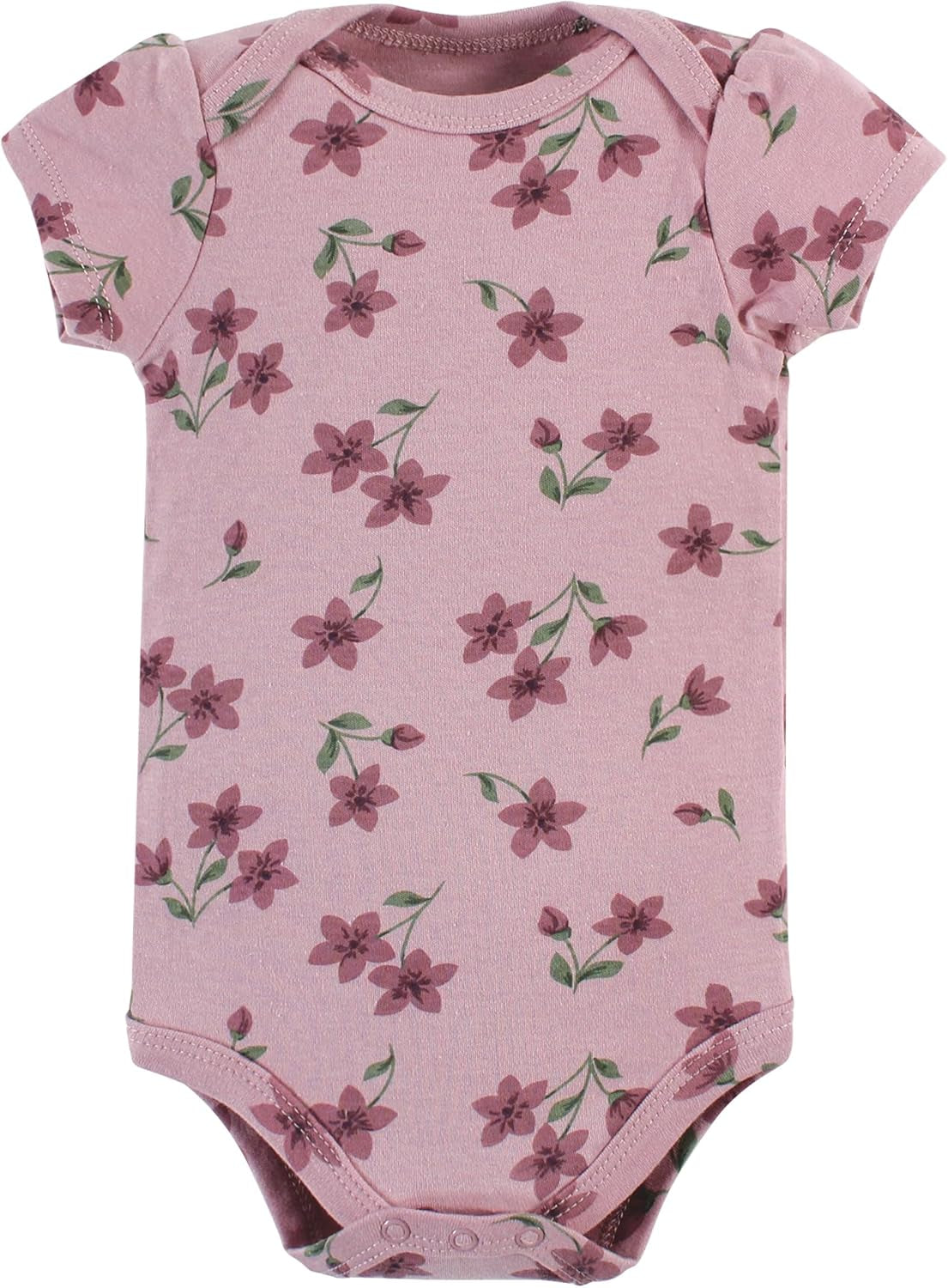 Baby Girls Cotton Bodysuits 3-Pack