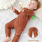Baby Boy Girl 2/3 Pack Solid Romper Ribbed Short/Long Sleeve Bodysuit Jumpsuit Infant Knitted Outfits Clothes