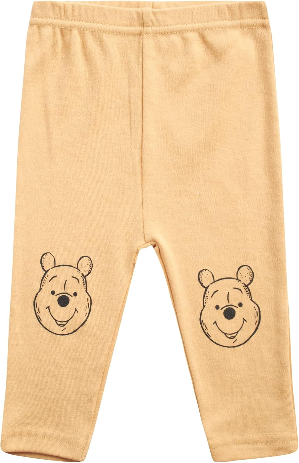 Newborn Baby Girl Boy Clothes - 7 Piece Mickey Mouse Winnie the Pooh Bib Onesie Overall Beanie Pants Gift Bag Gift Set