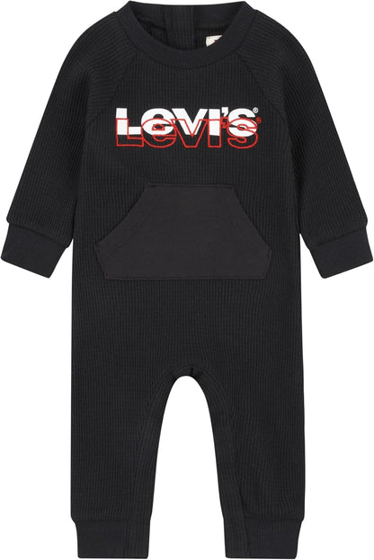 Unisex Baby Waffle Knit Coverall