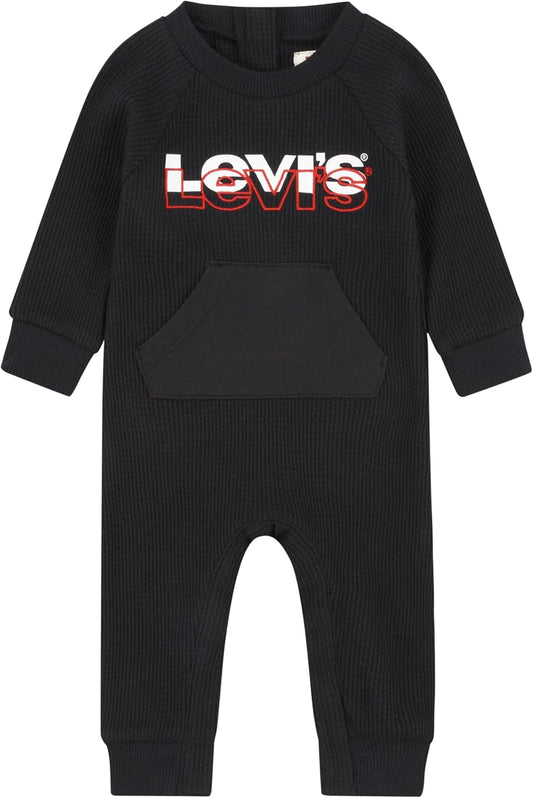Unisex Baby Waffle Knit Coverall