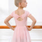 Girls Ballet Leotards with Removable Skirt Toddler Hollow Back Dance Dress Combo