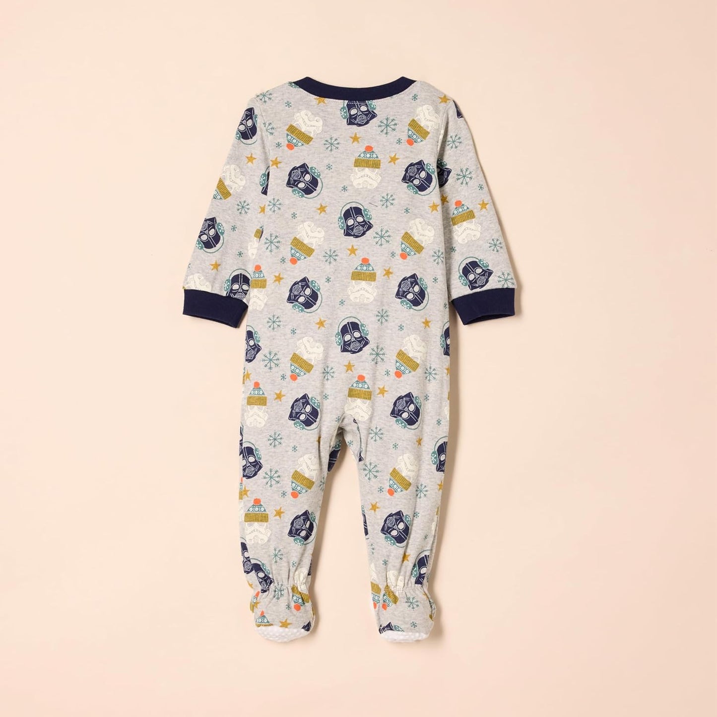 Disney | Marvel | Star Wars Unisex Babies' and Toddlers' Snug-Fit Cotton Footed Pajamas, Multipacks