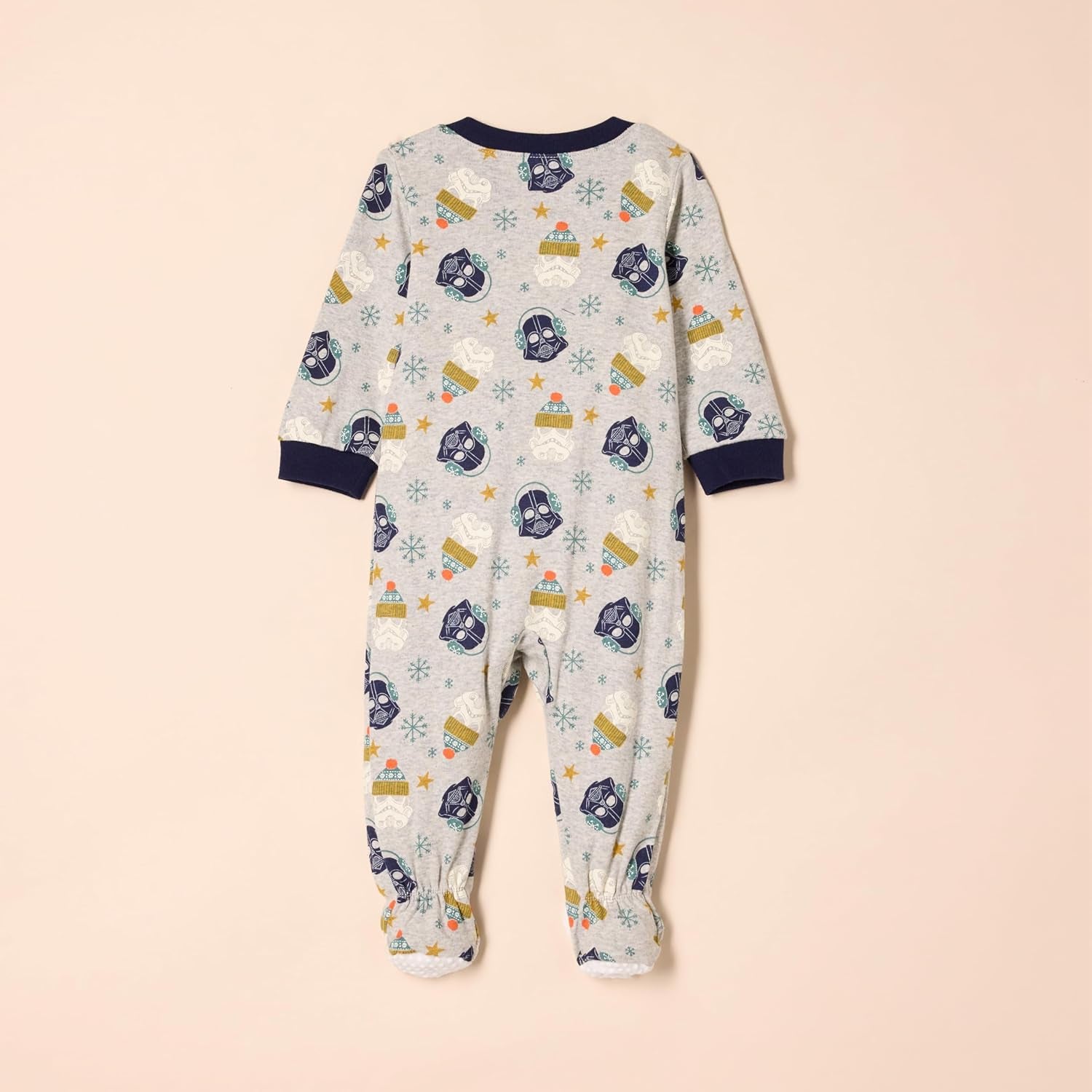 Disney | Marvel | Star Wars Unisex Babies' and Toddlers' Snug-Fit Cotton Footed Pajamas, Multipacks