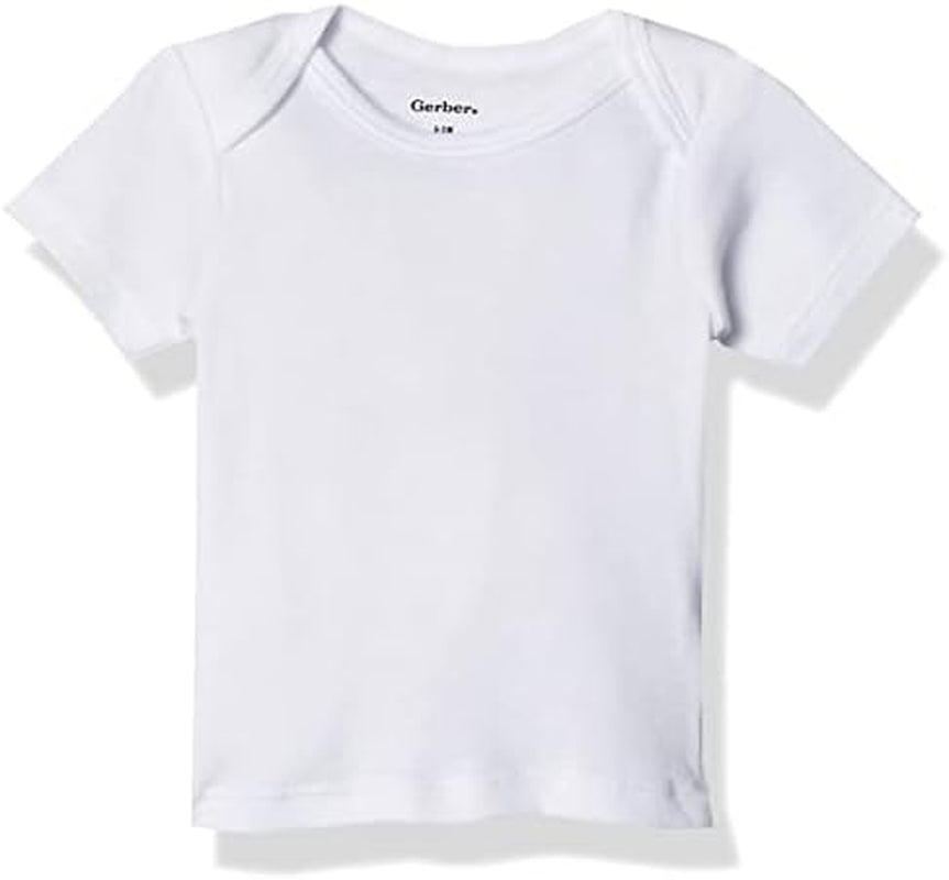 3-Pack Baby Neutral White Slip-On Shirt