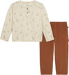 Boys' Baby and Toddler Henley Shirt with Corduroy Pant Set