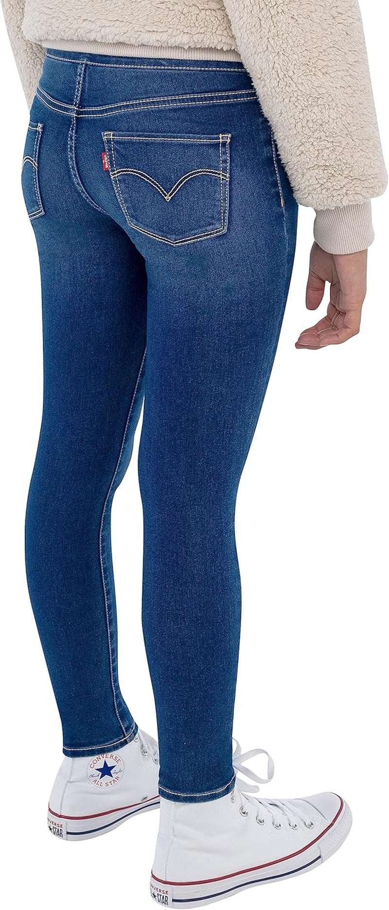 Girls' Skinny Fit Pull on Jeggings
