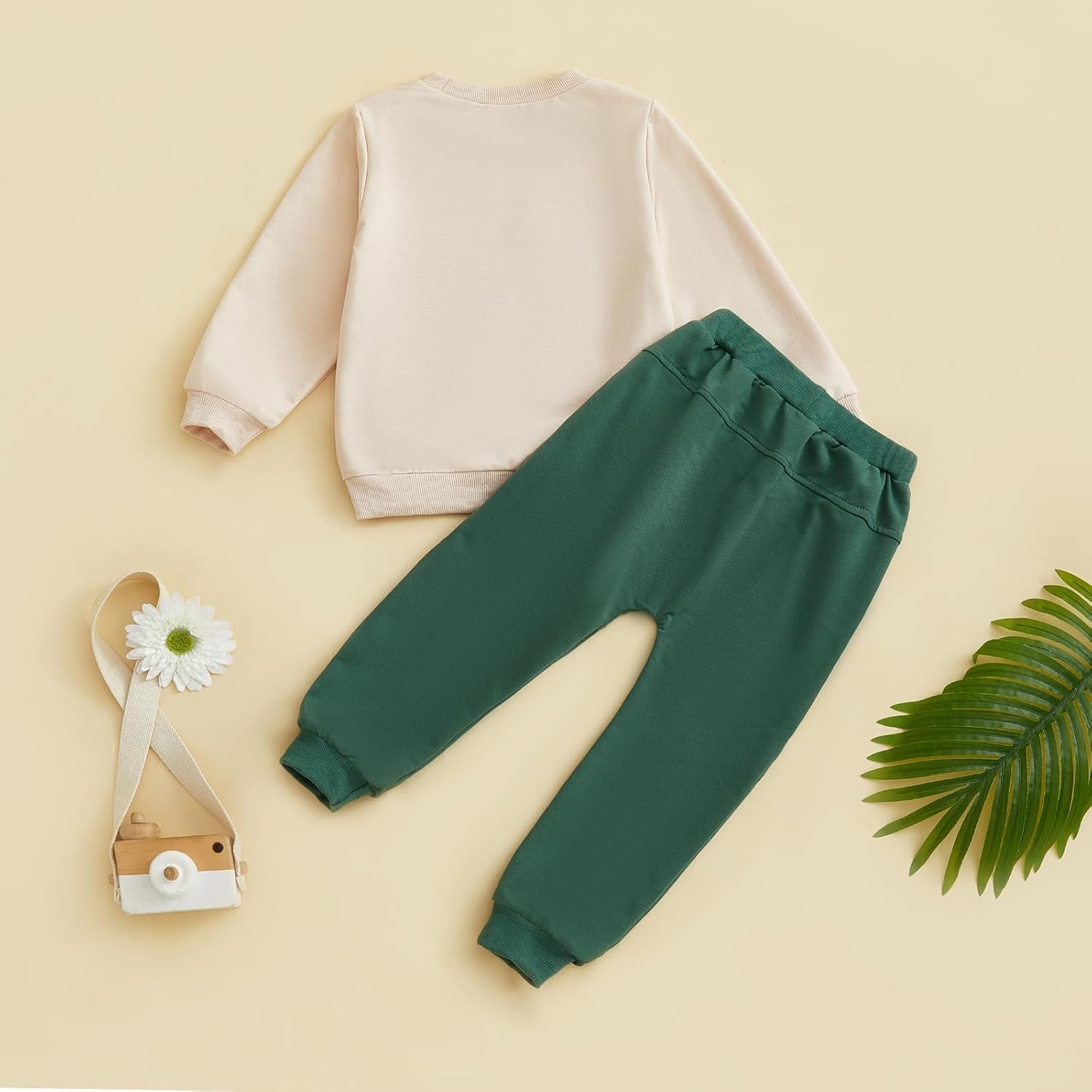 Toddler Baby Boy Fall Clothes Animal Print Long Sleeve Pullover Tops + Drawstring Pants Winter Outfits