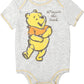 Winnie the Pooh Baby Bodysuit Pants Bib and Hat 4 Piece Outfit Set Newborn to Infant